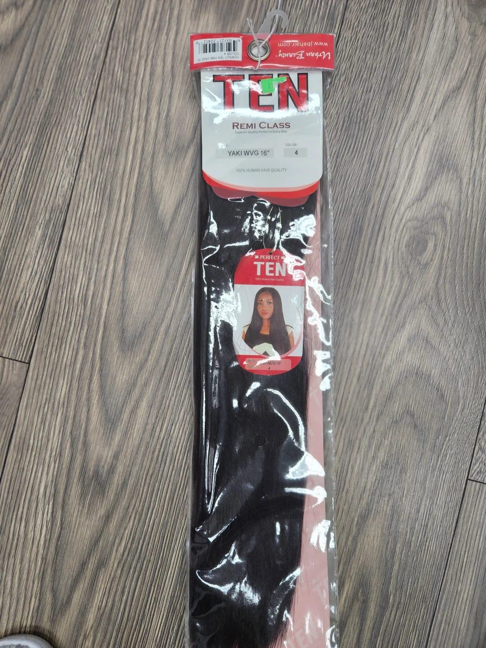 Black Straight Synthetic Hair Weave